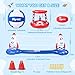 JoyCat Inflatable Pool Volleyball Set,125 Inch Volleyball Net & Basketball Hoop,Floating Swimming Pool Games Beach Toys for Kids,Water Games for Adults and Family,Pools Party Gift