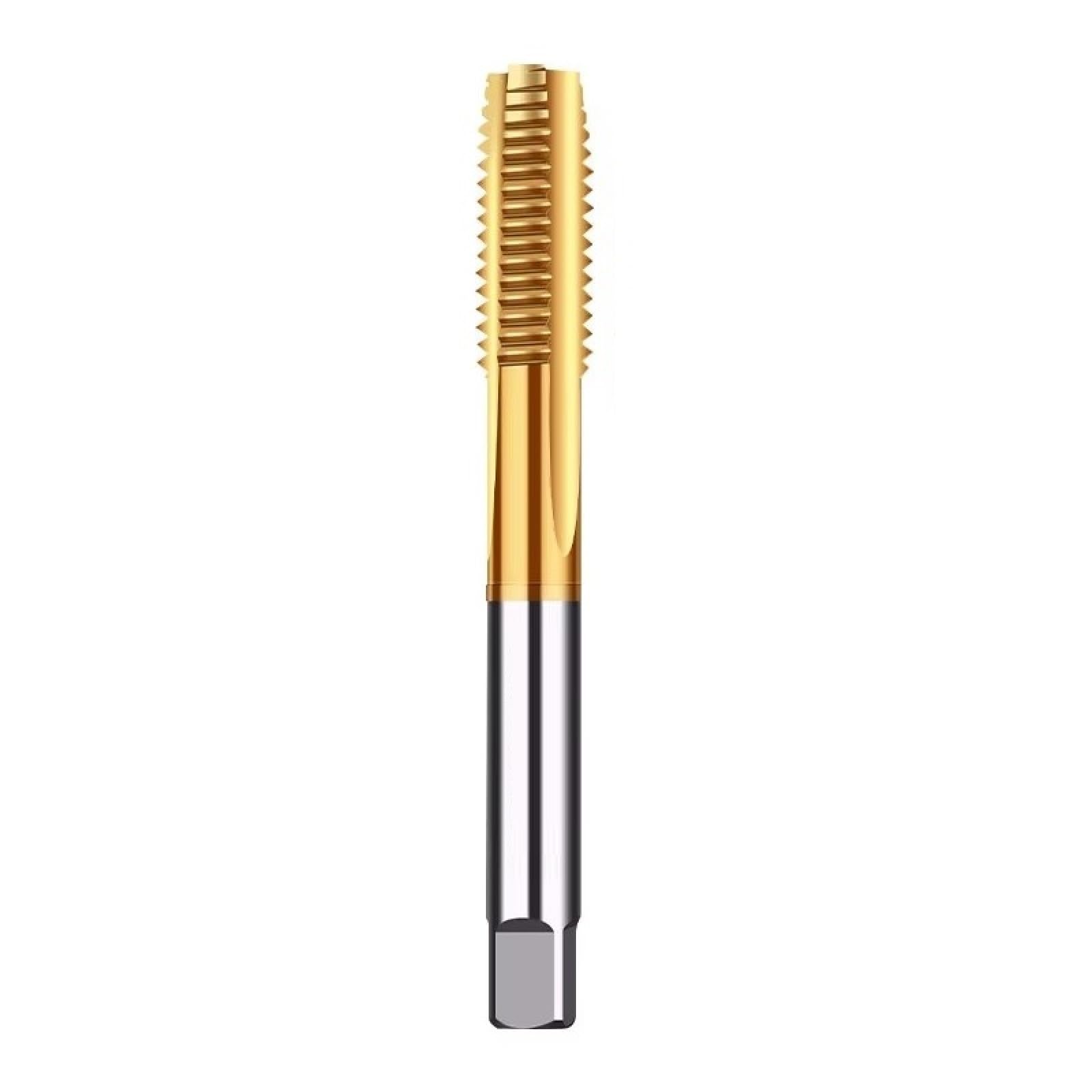 Maschiatore Con Punta Contenente Cobalto In HSS Utensili Per Maschiatura A Macchina Maschiatura Speciale In Acciaio Inossidabile Placcata In Titanio,M27X3,Rubinetti A Flauto Dritto