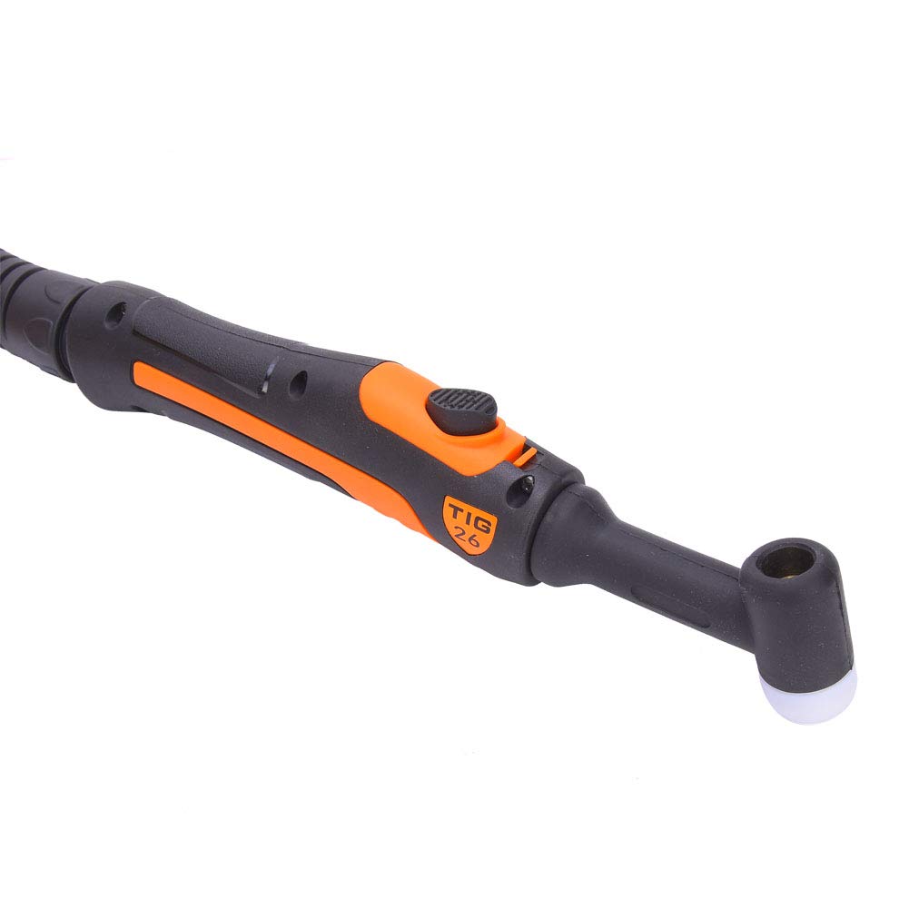 Generic Antorcha de Soldadura TIG Pistola de Soldadura por Refrigerada por Aire 4M 12 Mm2 Plomo Boquilla Suave Flexible DC 180A AC 150A para Soldadores TIG Taller de Reparación Usuarios de