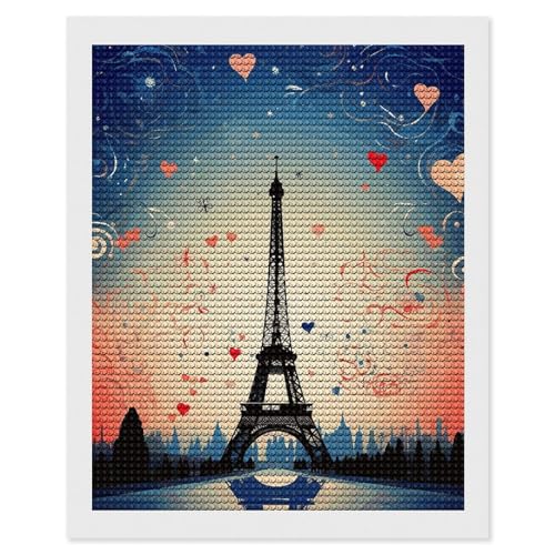 Art pour adultes peinture diamant 5D Paris anti stress et relaxation