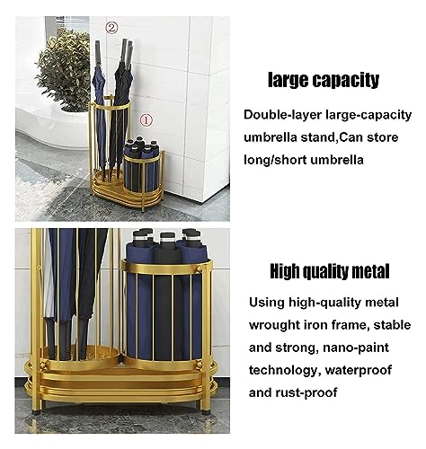 Support de rangement pour parapluie en fer au style moderne