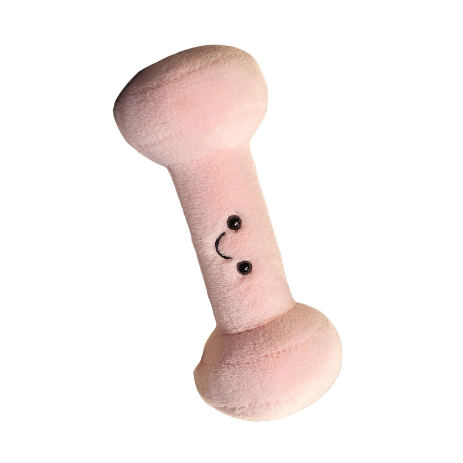 Whimsical Fitness Plush Toy Set For Infants Soft Dumbbell Shape Design Safe Chewable Baby Gift Miniature Plush Toy Decors