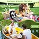 Camping Geschirr Set 2 Personen 14-teilig, Picknick Set, Edelstahl Outdoor Geschirr für Outdoor, Camping, Picknick, Grillen und Wandern
