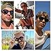 Hanj Rectangle Retro Sunglasses for Women Men Vintage Square Sun Glasses Fashion Classic 90s Shades (Black)