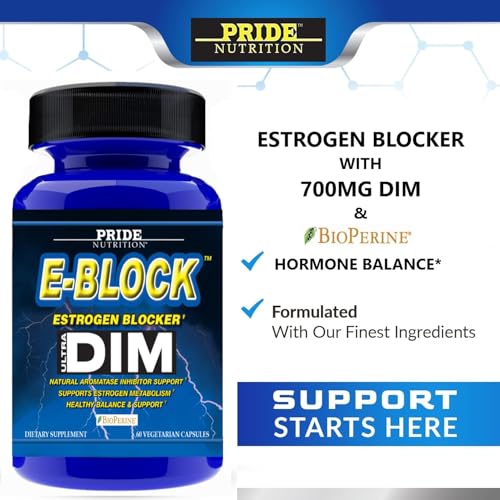Pride Nutrition E-Block DIM Supplement 700MG Extra Strength Estrogen Blocker | Hormone Balance for Men and Women | M e n o p a u s e, Acne, Hot Flashes Relief, PCT & P r o s t a t e Support 60 Ct. - Image 4