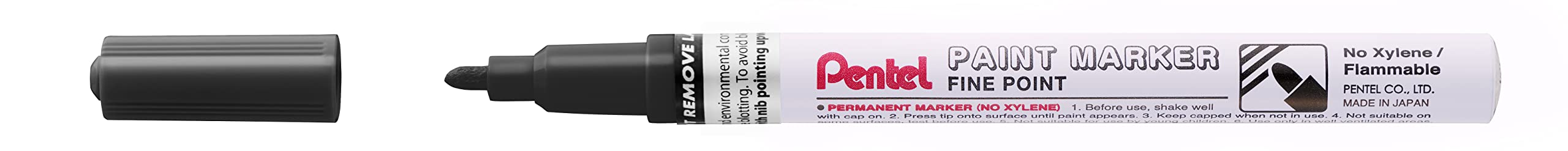 Pentel (Black) Msp10 Paint Marker Pen - Fine - Single