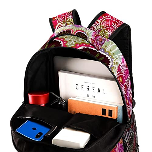 Sac à dos fleurs et chien mignon Couleur 4 pour les cours, les sorties et le lycée