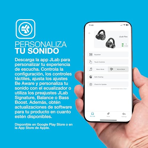 Miniatura 6 de JLab Flex Auriculares Oído Abierto - Inalámbricos Bluetooth, Negro
