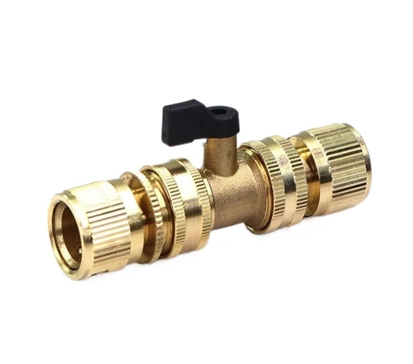 3/4" Messing-Schnellkupplungs-Kugelhahn | 3/4"BSP Messing Kugelhahn 16mm Schlauch Schnellkupplung for Gartenbewässerung(B-1pcs)