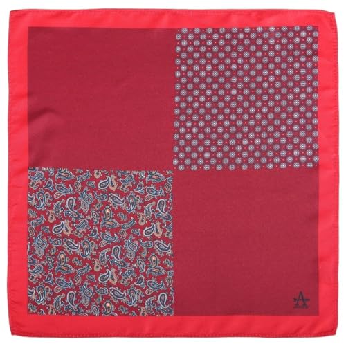 Image of Arrow Three Patterned Printed Pocket Square