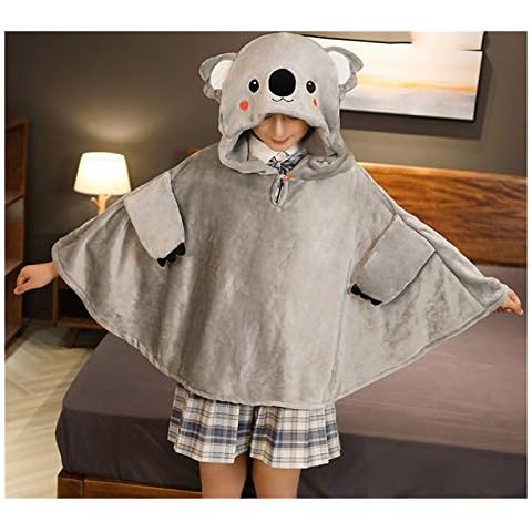 AleXanDer1 Baby Towel Children's koala bathrobe beach towel baby pajamas hoodie bath towel (Color : Gray) Cover