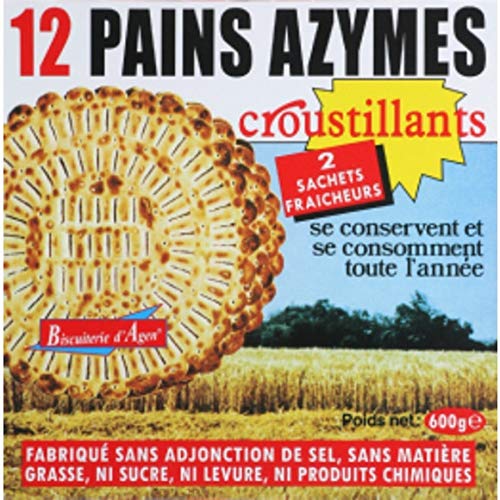 pains azymes - Pains azymes croustillants - 300g - Lot De 4 - Vendu Par Lot - Livraison Gratuite En France