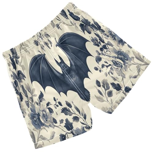 Pigsaly Boys' Swim Board Shorts Elegant Bat Boy's Swim Trunks Kids Swimwear 3T Multicolor2