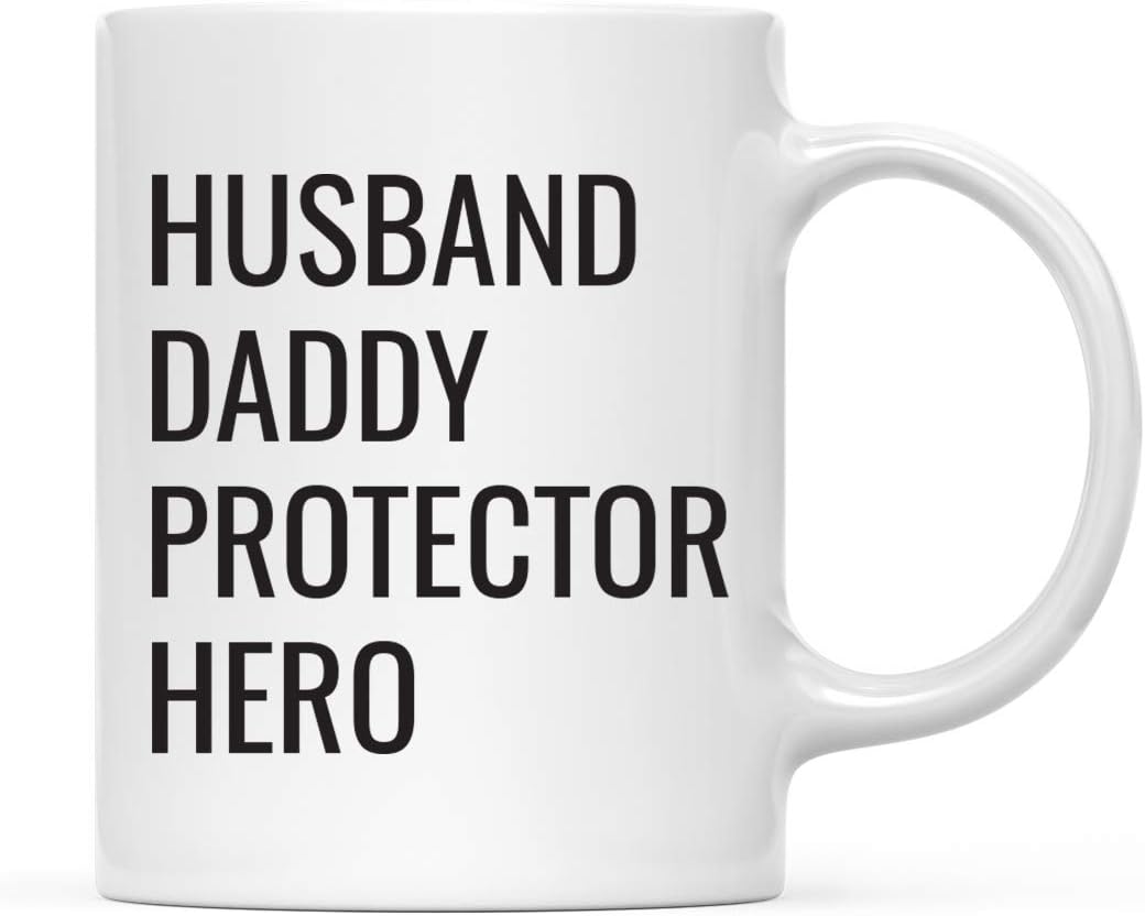 Black Friday - 40% OFF Andaz Press 11oz. Father's Day Coffee Mug Gift, Husband. Daddy. Protector. Hero, 1-Pack, Funny Dad Birthday Christmas Gift Ideas Top Brands Andaz Press 11oz. Father's Day Coffee Mug Gift, Husband. Daddy. Protector. Hero, 1-Pack, Funny Dad Birthday Christmas Gift Ideas