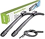 Windshield Wipers,ASLAM Type-G 22'+20' Wiper Blades:All-Season Blade for Original Equipment Replacement and Refills Replaceable,Double Service Life(set of 2)