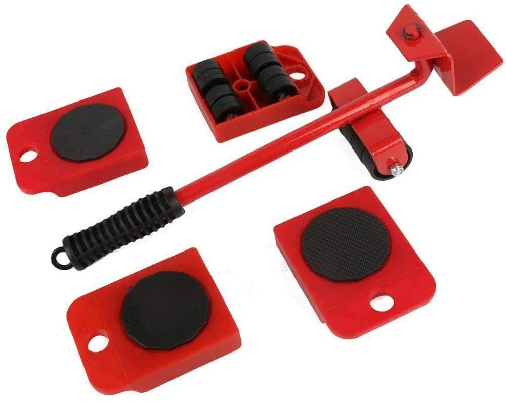 Lève-meuble et patins à roulettes pour déplacer facilement le canapé et le buffet