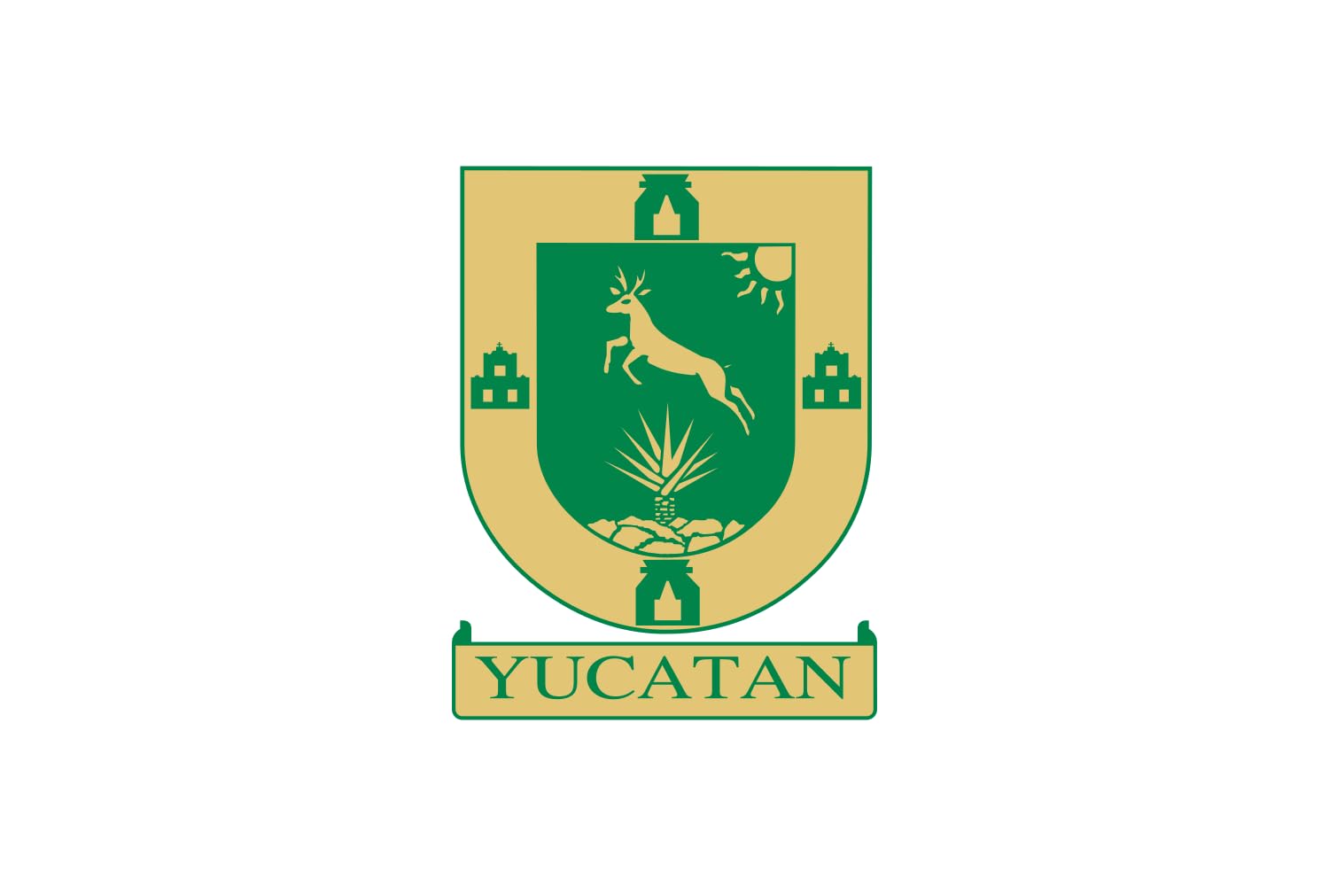 Drapeau Yucatán XXXL+ paysage de 6.7m² pour pavoiser vos événements