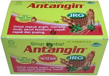 Antangin JRG Herbal Syrup 12-ct, 180 Ml/ 6 fl oz (Pack of 1) by Antangin