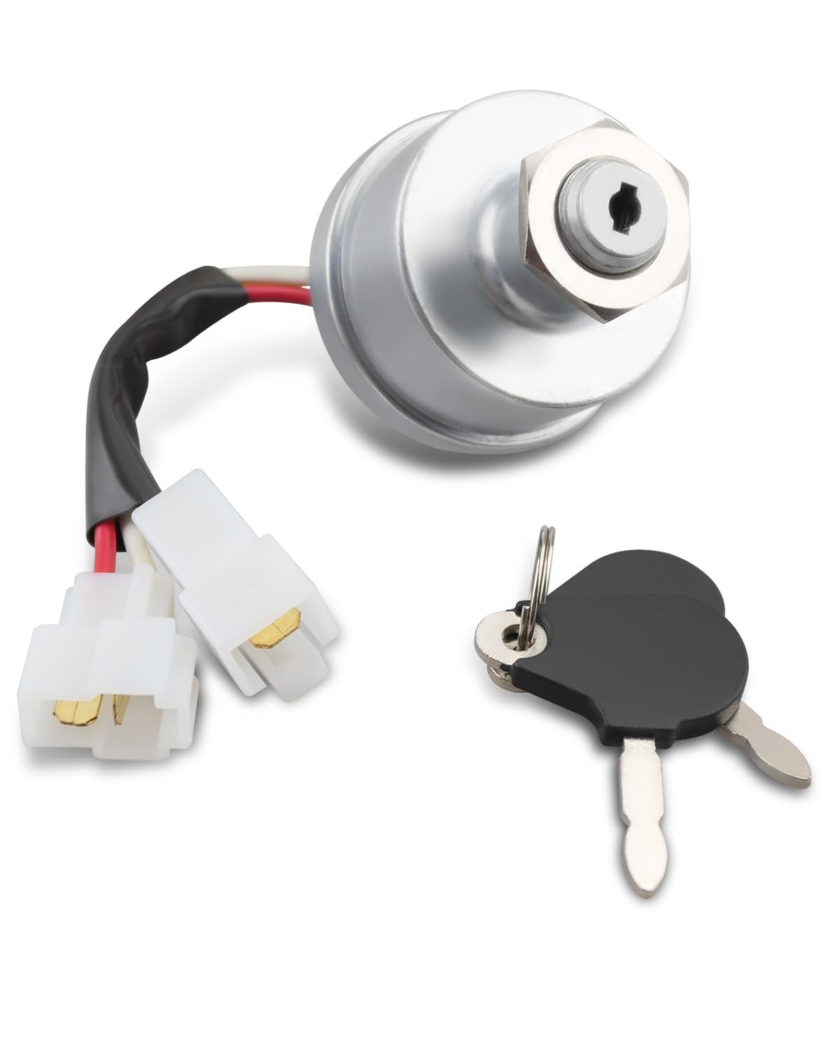 JUWEVAZU Starter Ignition Key Switch Fit for Mahindra Tractor 3505 475 485 3325 3540 3550 3640 3650 4025 4535 4540 4550 4565 5035 5525 6025 6525 C27,