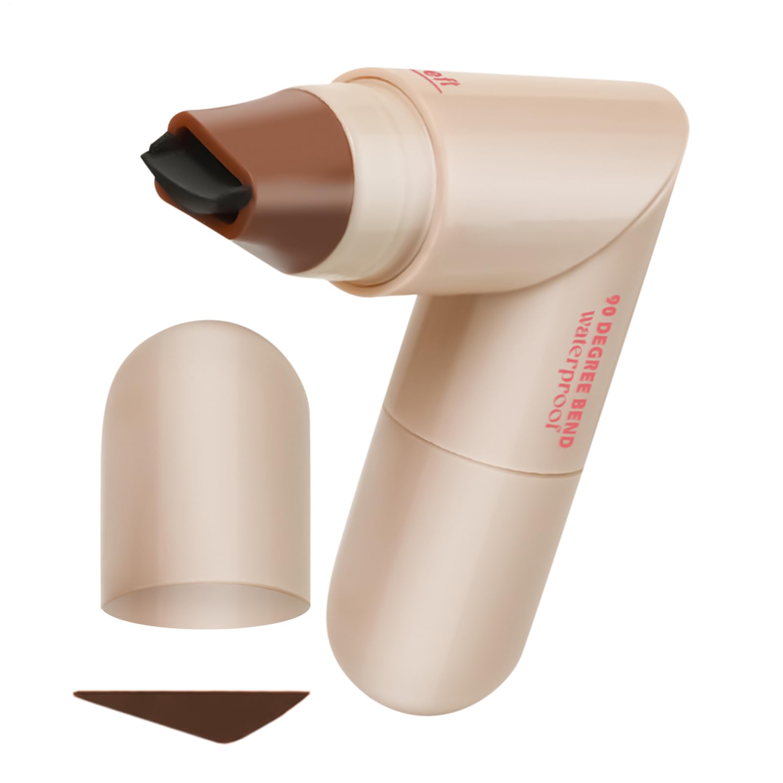 Double Ended Eye Liner Stamp 2ml Rotating Waterproof Eye Liner Stencil Wing Precise Outlining Long Lasting For Beginners