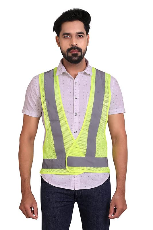 ReflectoSafe Fluorescent Jacket for Safety Reflective for Cycling Running Walking Night Safety High Visibility Vest with Horizontal and Vertical Strips with 3M Reflective Tape Spectra - XXL (B0BWRCC8MN) Amazon Price History, Amazon Price Tracker