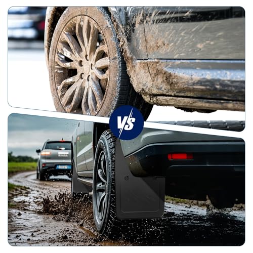 Image of Mud Flaps Splash Guards Compatible with Bronco 2 /4-Door Accessories 2021-2026 No Punching Required Mudguards Accessories 4pcs (NOT for Sport)