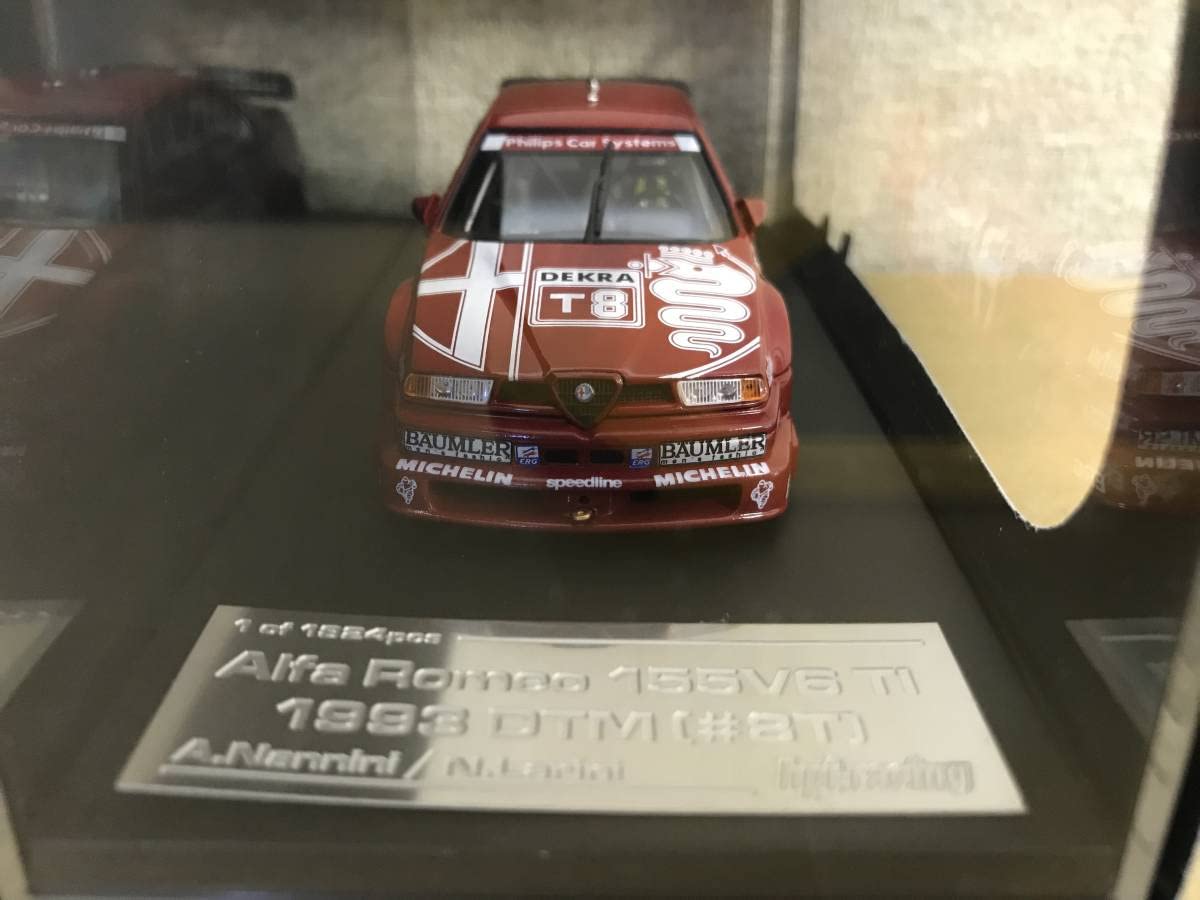 Amazon.co.jp: 1/43 アルファロメオ 155V6 TI No.8T 1993 DTM A