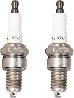 PK2 TORCH F5TC Spark Plug Replace for CHAMPION N11YC/302 Spark Plug, for NGK BP5ES/7832 Spark Plug, for Denso IW16/5305 Spark Plug, for Bosch W8DC Spark Plug, OEM