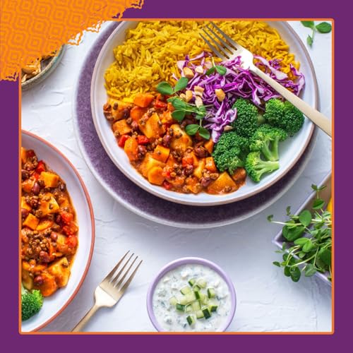 Image of Patak's Ready-to-Eat Meals Variety Pack, Butter Chickpeas, Veggies, Chickpea, Veggie Korma, Lentil, Tikka Masala, Microwave for Quick Dinners, Lunch, Serve with Rice, Naan, 10.5 oz, 6-Pack