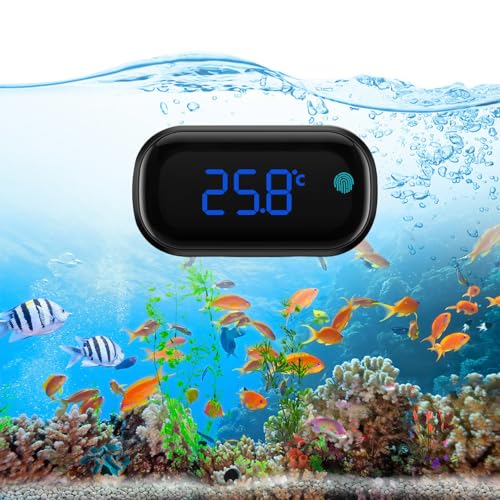 Aquarium thermometer InnenMini Kleben Thermometer Aquarium Zubehör Aquarien Digitales Wasserthermometer mit LED-Touch Display Aigital Kabellos Wasser Thermomete für Süßwasser-Meeresaquarien Aquarium thermometer InnenMini Kleben Thermometer Aquarium Zubehör Aquarien Digitales Wasserthermometer mit LED-Touch Display Aigital Kabellos Wasser Thermomete für Süßwasser-Meeresaquarien