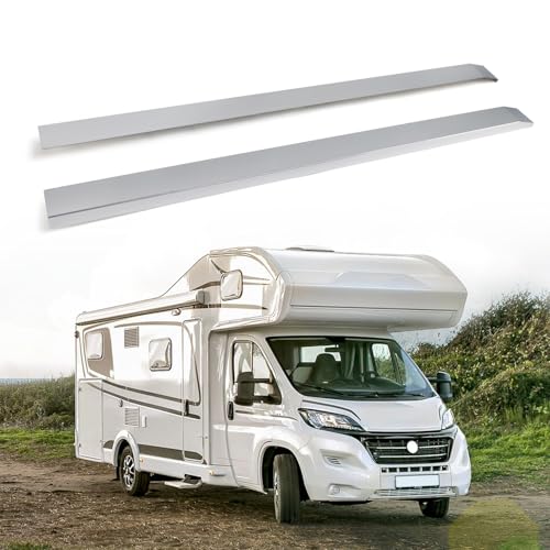 Frezon 2 Pcs Stainless Steel RV Slide Out Ski Set Slide Out Stabilizers 47 Length (Trim-to-Fit) Fit for Most RV Camper