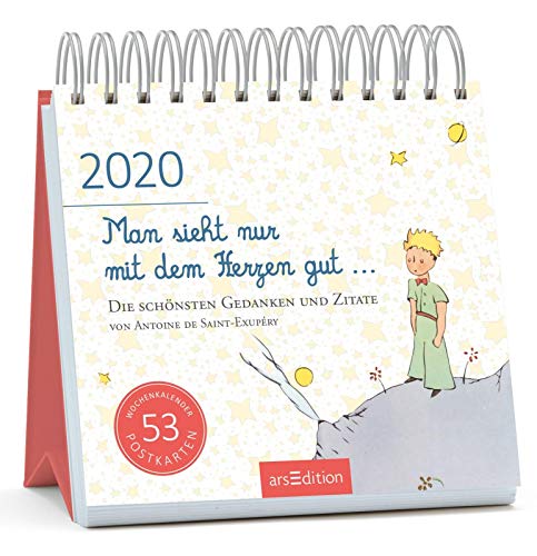Télécharger Postkartenkalender Man sieht nur mit dem Herzen gut ... 2020 Francais PDF