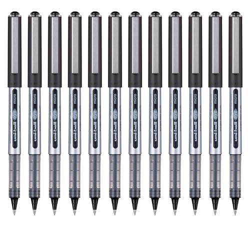 Roller encre liquide Uni-Ball Eye Micro UB-150E noir tracé fin 0.5 mm net
