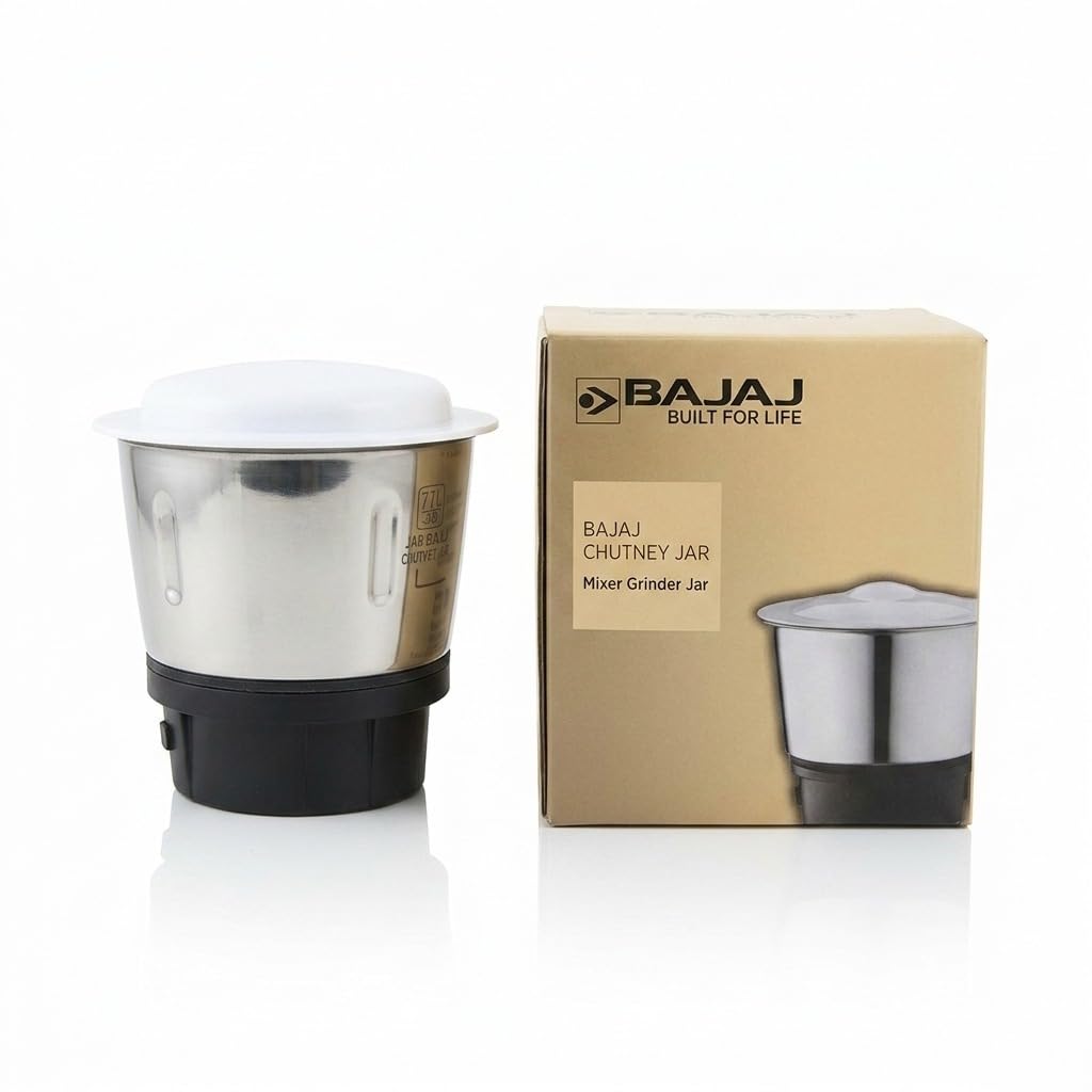 Bajaj Original 300ML Chutney Grinding Jar – Compatible with 50+ Bajaj & MR Mixer Grinder Models | Precisely engineered for Bajaj and MR mixer grinder-image-41
