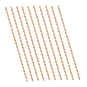 Eowpower 10 Stück Messing Rundstangen 3mm