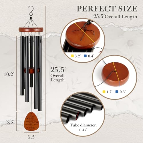 Image of SteadStyle Memorial Gifts for Loss of Mom, Memorial Wind Chimes, in Memory of Mother, Bereavement Gifts, Sympathy Gift for Loss of Mom, Home Decor Outdoor Garden Patio