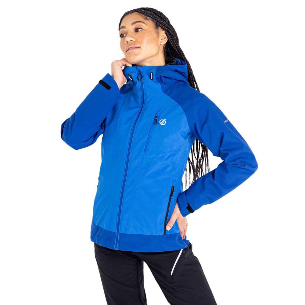 Dare2b Veritas Era Jacktrecycled ARED waterproof, breathable, hooded jacket. Featuring multiple pockets. Suitable for walking and hiking.