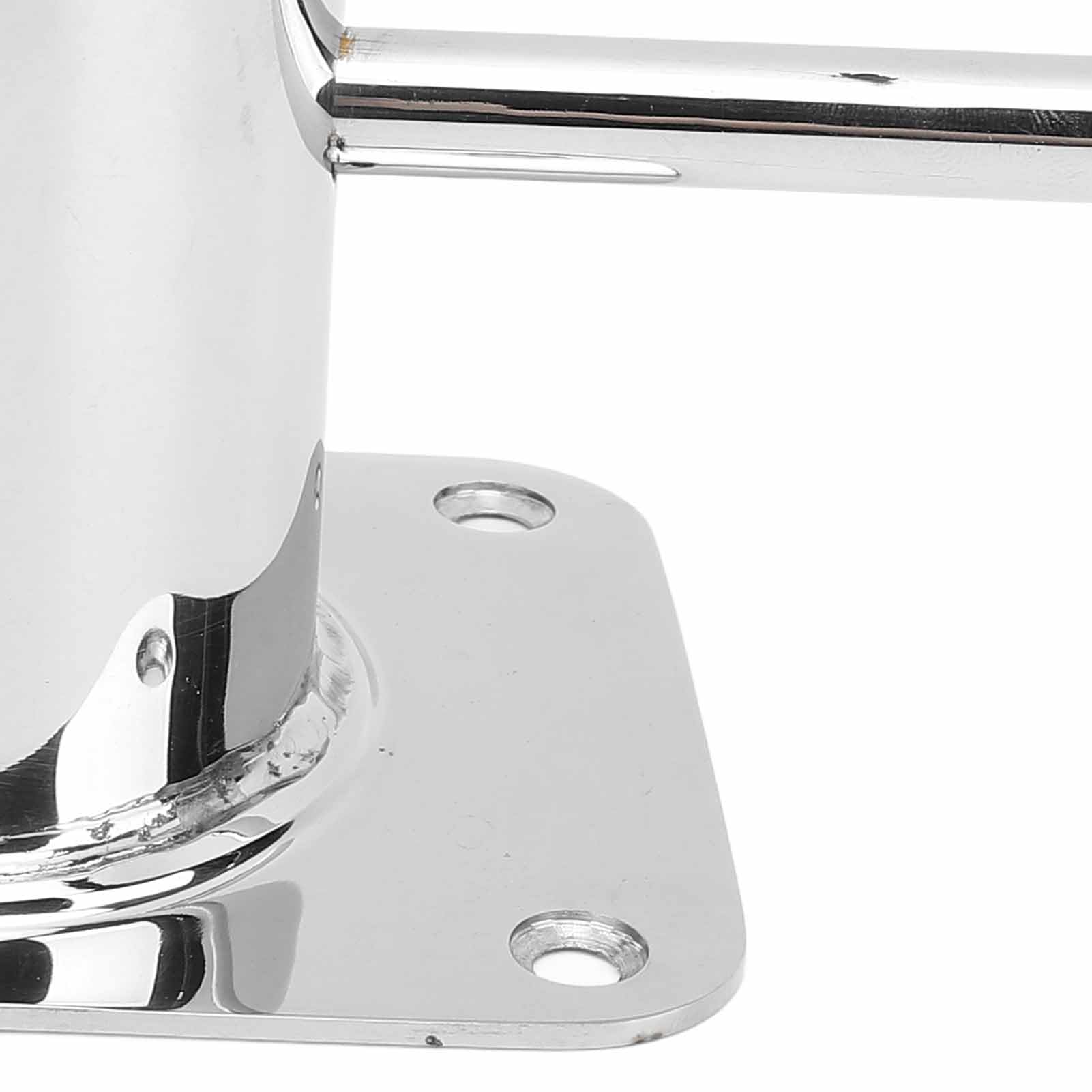 Headerbs Bitta da Ormeggio per Yacht Marini in Acciaio Inossidabile 316 con Punta a Croce, Base da 120 X 90 Mm, Resistente alla Corrosione, Supporto Stabile, Confezione da 4 per Ormeggio per Yacht