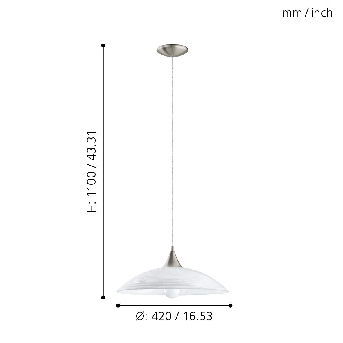 EGLO Lampa wisząca Lazolo