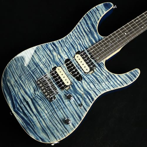 Ts Guitars DST-Pro24 Exotic Maple Trans Blue Denim S/N:032955 ティーズギター