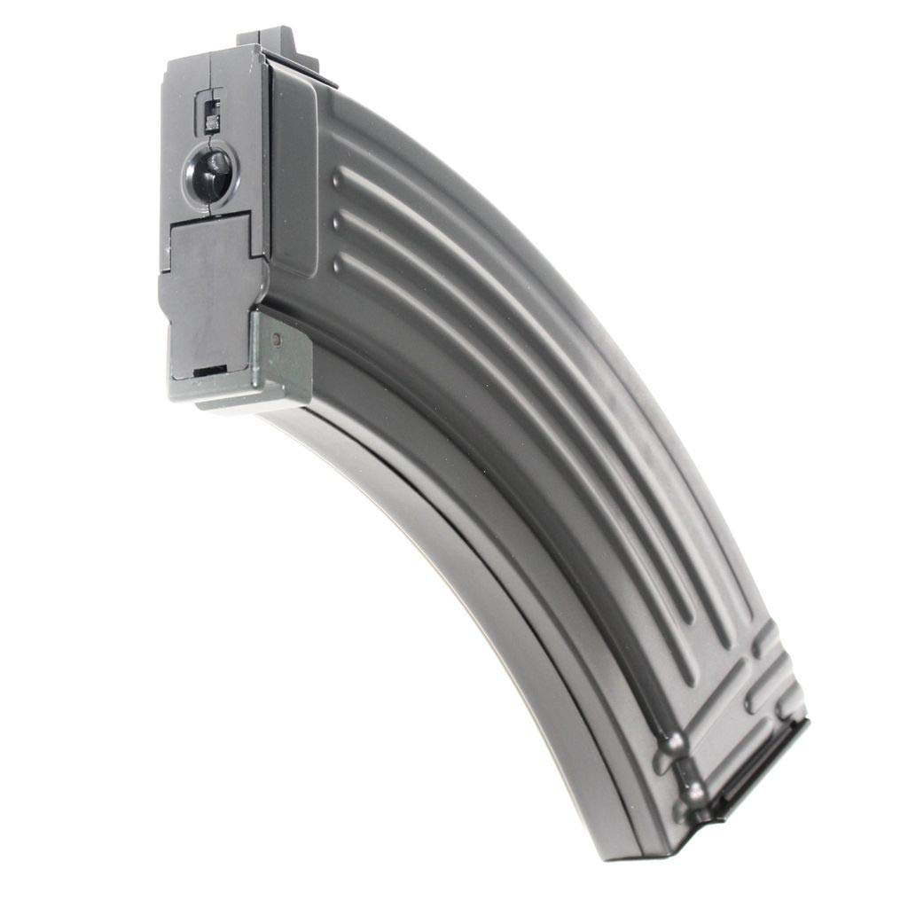 Airsoft Softair 500rd Mag Hi-Cap - Caricatore per AEG serie AK, colore: Nero