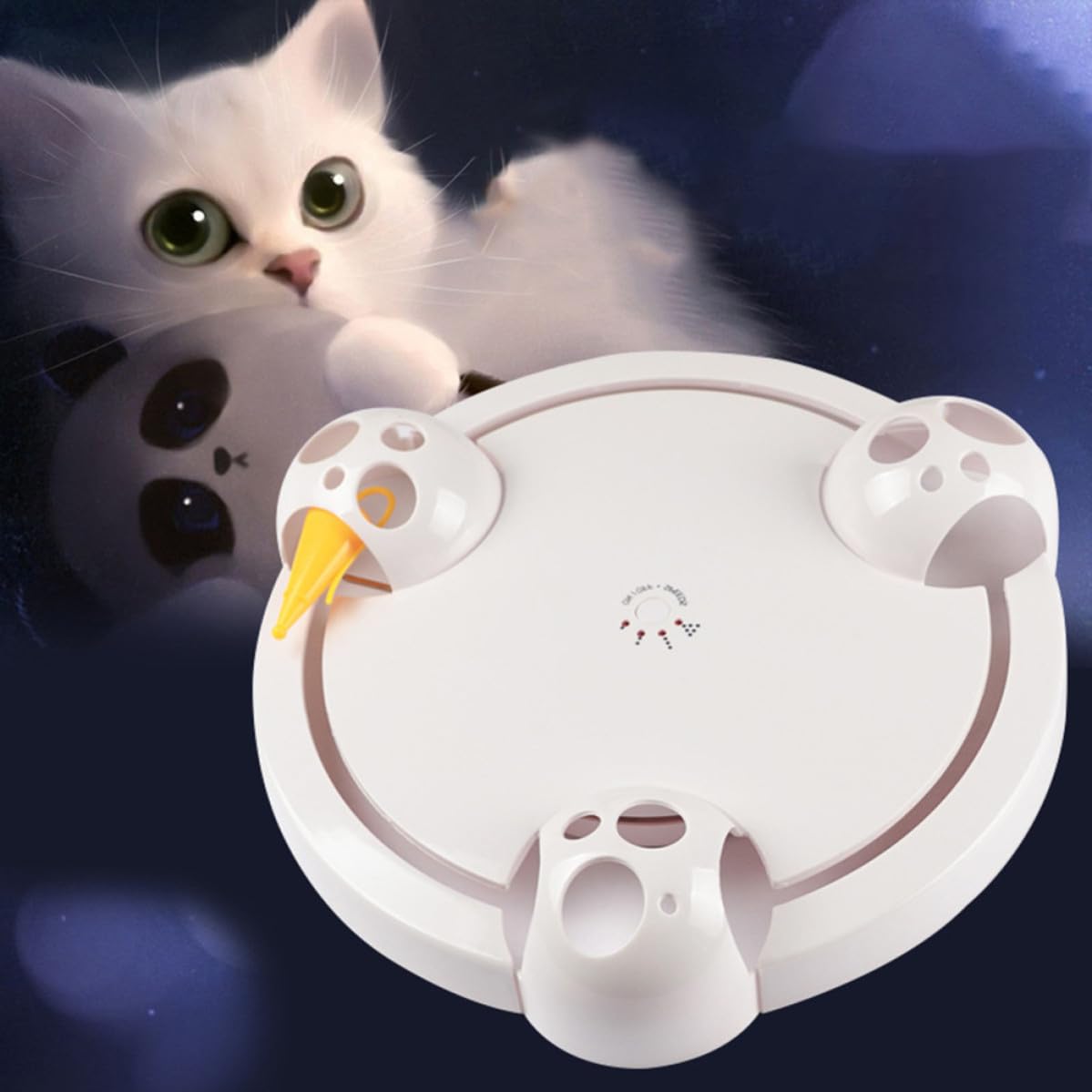 ABOOFAN Interaktives Katzenspielzeug Elektrisch mit Mausbewegung für Katzen