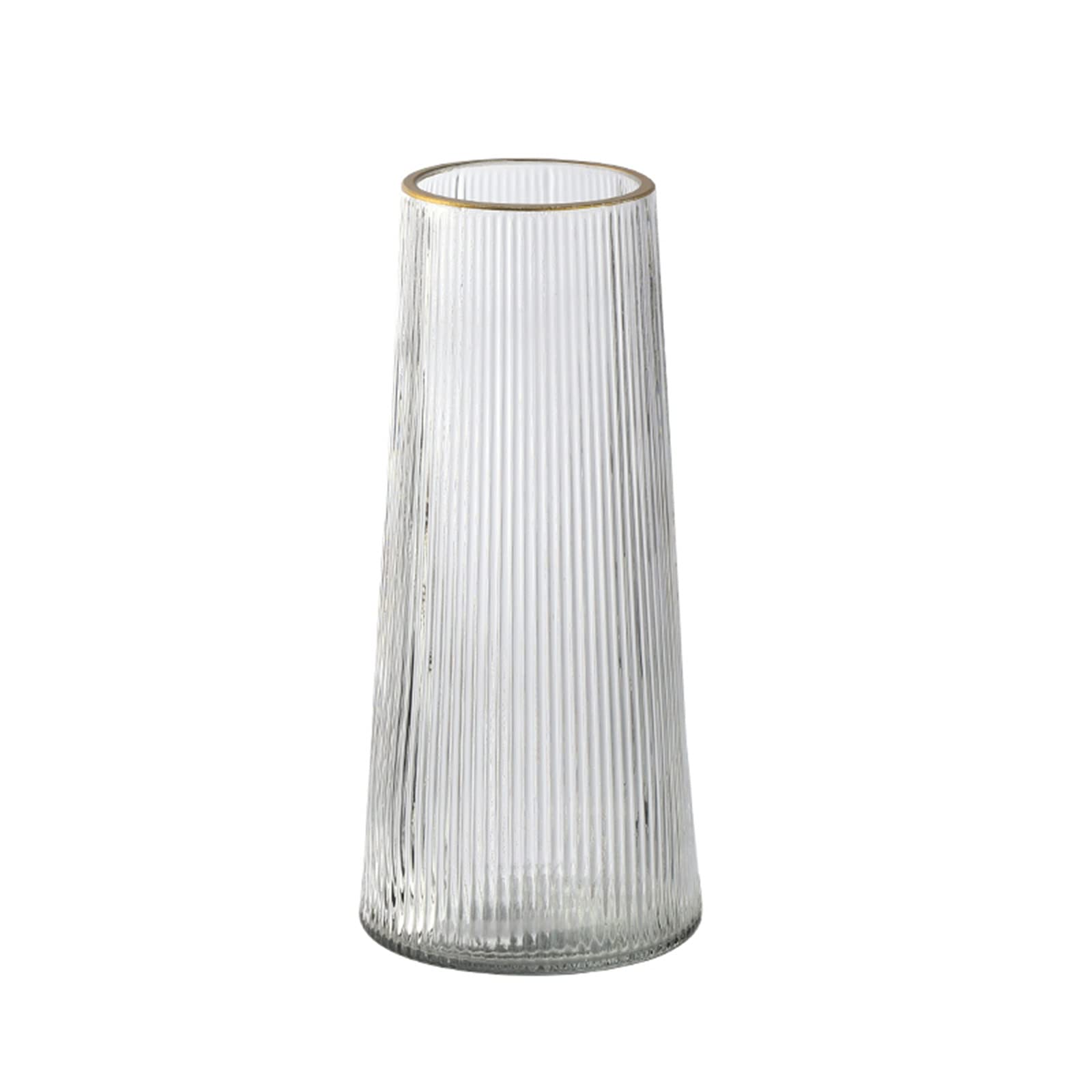 Vase En Verre Transparent Décoratif - Hauteur 22.8 Cm - Pour Fleurs, Terrarium, Décoration Maison - Cadeau élégant