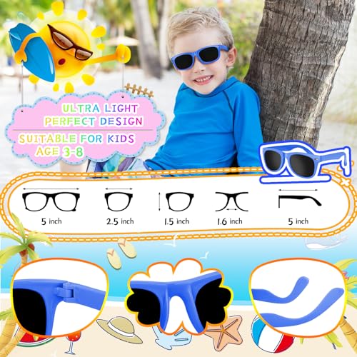 Kids Sunglasses Party Favors, 12 Pack Sunglasses Bulk for Kids with UV400 Protection in Bulk for Boys and Girls, Great Gift for Birthday Graduation Party Supplies, Beach, Pool Party Favors, Fun Gift4