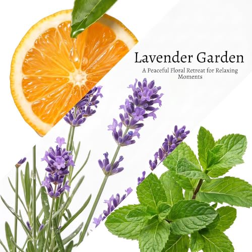 Image of COCORRINA Lavender Garden Reed Diffuser Refill, 3.38 fl oz, 6 Reeds