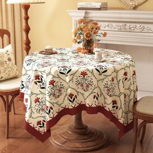 長方形 テーブルクロス 花柄 汚れ防止 お手入れ簡単 PVC製 テーブルカバー 撥水 防水 防油 デスクマット 家庭用 店舗用 耐熱 画像01 耐久性 食卓カバー 丸洗い可能 120*170cm 出店 夏祭り