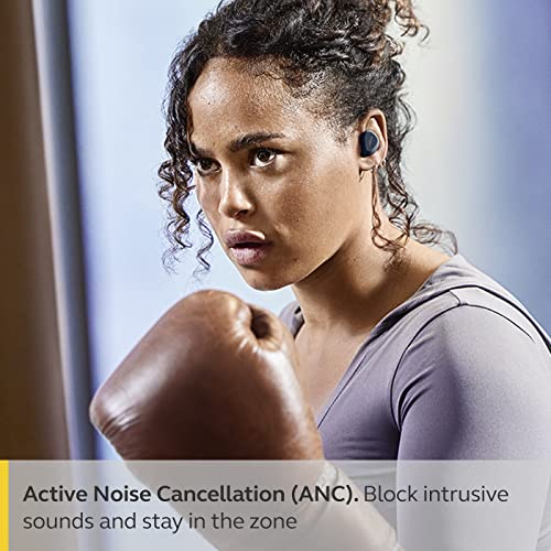 Image of Jabra Elite 4 Active in-Ear Bluetooth Earbuds - True Wireless Earbuds with Secure Active Fit, 4 Built-in Microphones, Active Noise Cancellation and Adjustable HearThrough Technology - Navy