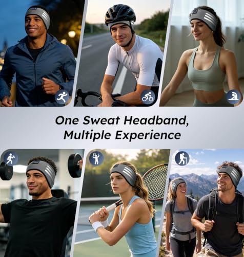 LC-dolida Wireless Sports Headband Headphones with Hi-Res Audio for Women - image 8