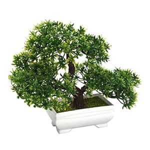Beito Tree Bonsai Artificiale Decorazione di Piante finte Piante in Vaso in Vaso per la casa Decorazione del Giardino Desktop