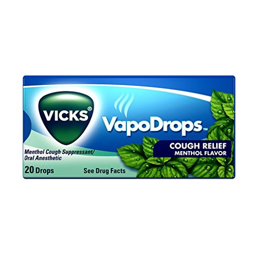 Vicks VapoDrops Menthol Cough Drops (20 Drops) 2-Pack